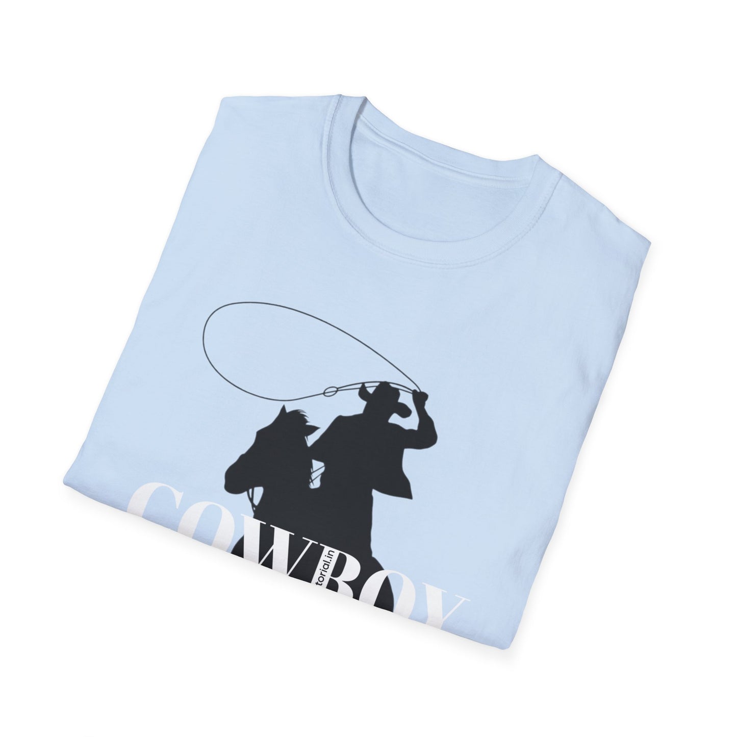 Cowboy Silhouette T-Shirt — Western Rodeo Graphic Tee | CartOrial