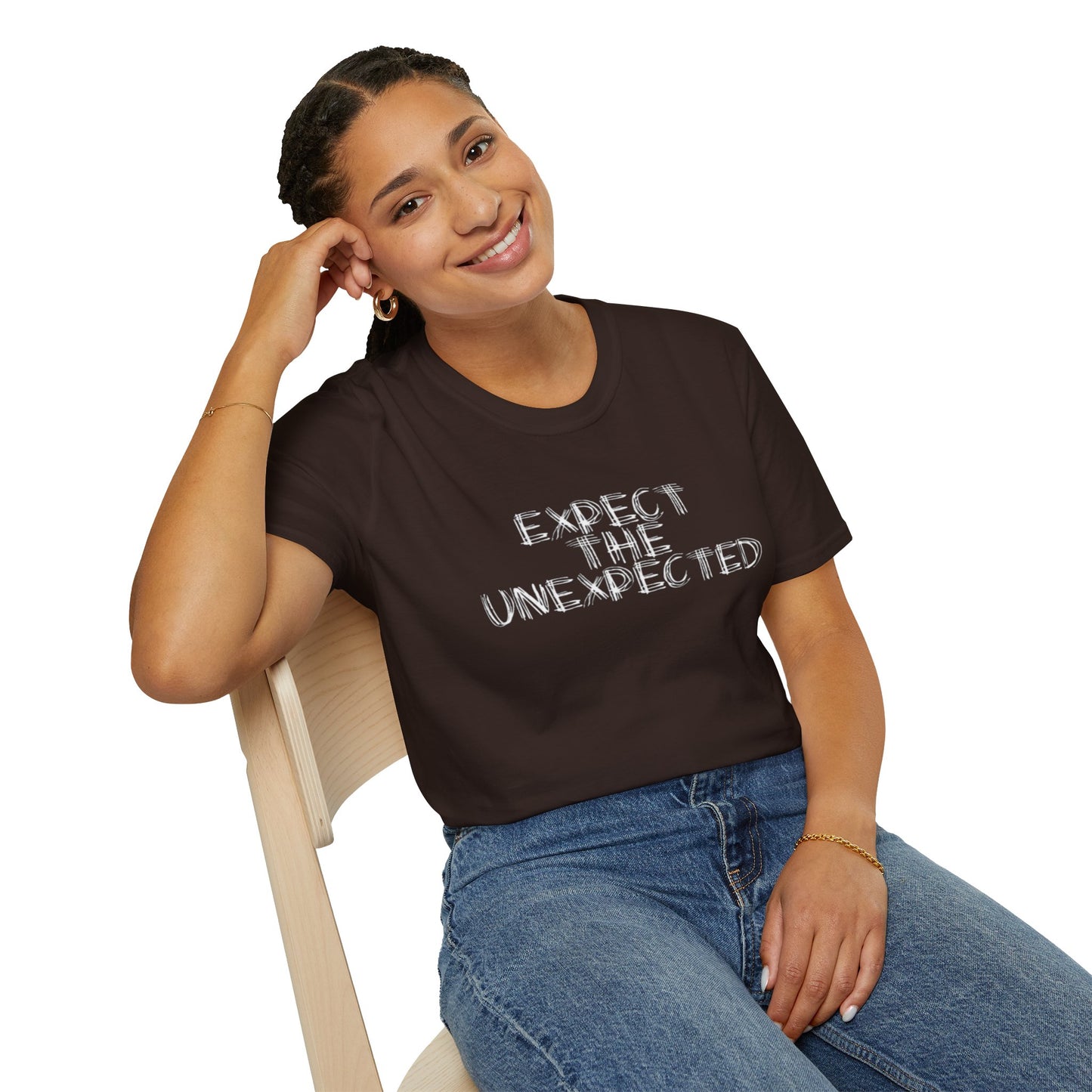 T-Shirt — “Expect The Unexpected” Graphic Tee | Bold Grunge Motivational Shirt | CartOrial
