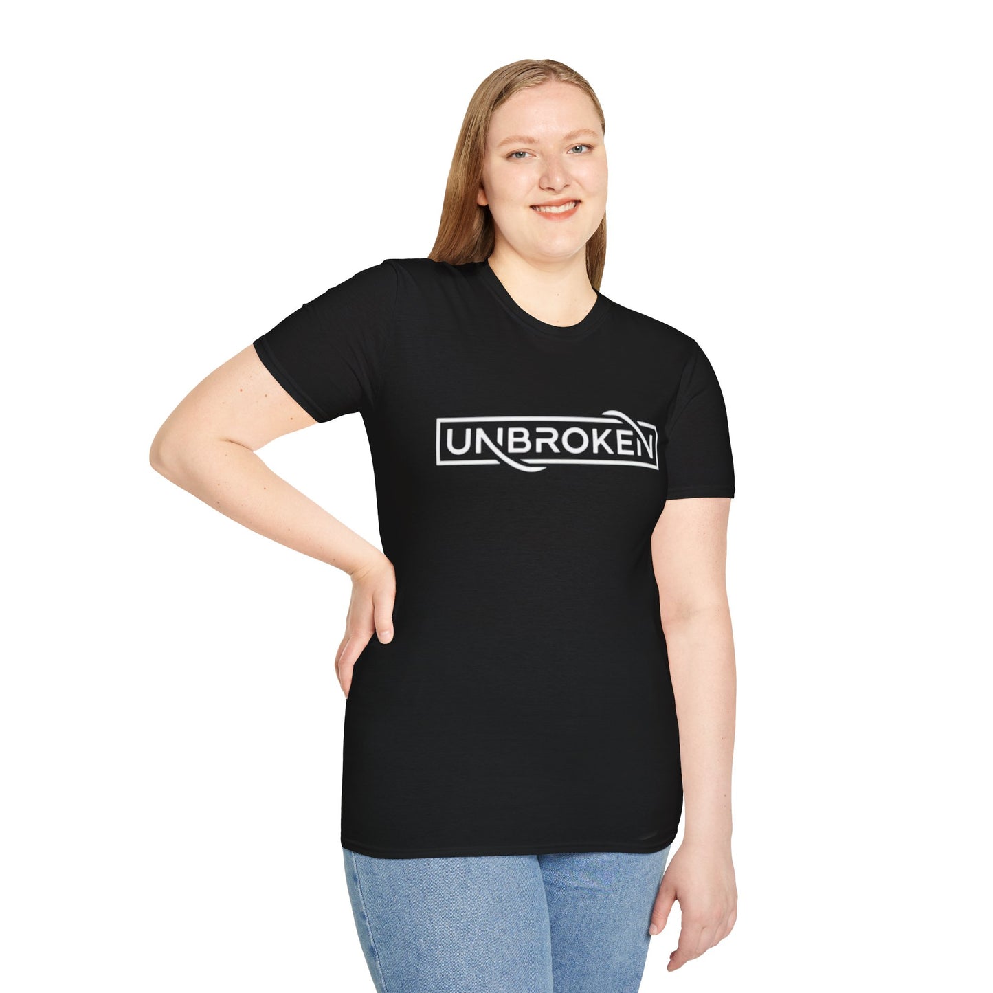 Unbroken Graphic T-Shirt — 'UNBROKEN' Inspirational Tee | CartOrial