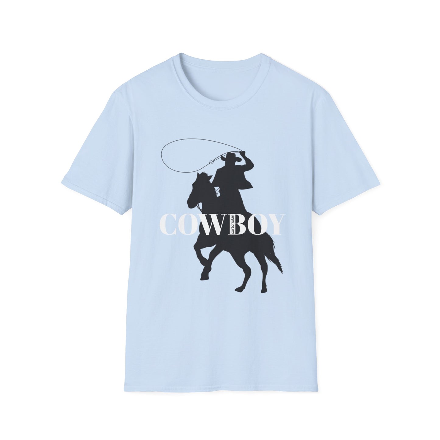 Cowboy Silhouette T-Shirt — Western Rodeo Graphic Tee | CartOrial