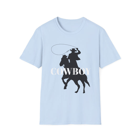 Cowboy Silhouette T-Shirt — Western Rodeo Graphic Tee | CartOrial