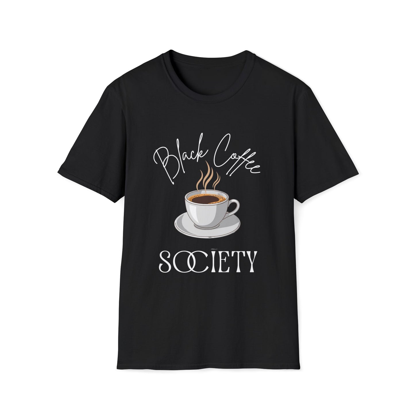 Black Coffee Society T-Shirt — Coffee Lover Tee | CartOrial
