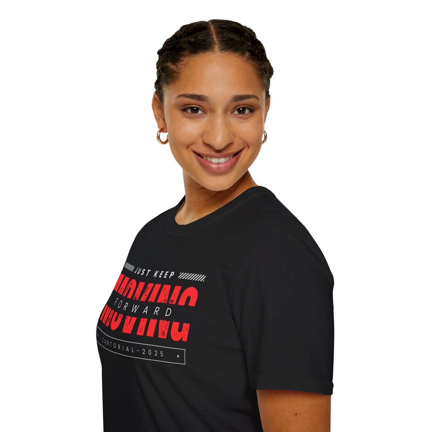 Moving Forward T-Shirt — "Just Keep Moving Forward" Motivational Tee | CartOrial
