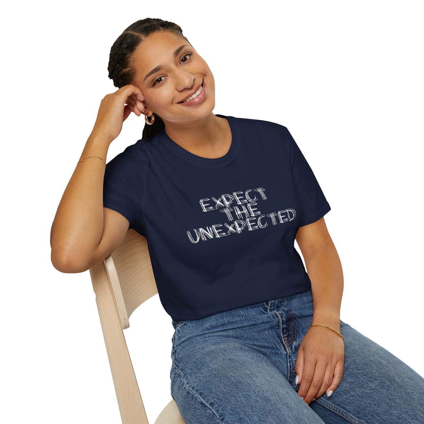 T-Shirt — “Expect The Unexpected” Graphic Tee | Bold Grunge Motivational Shirt | CartOrial