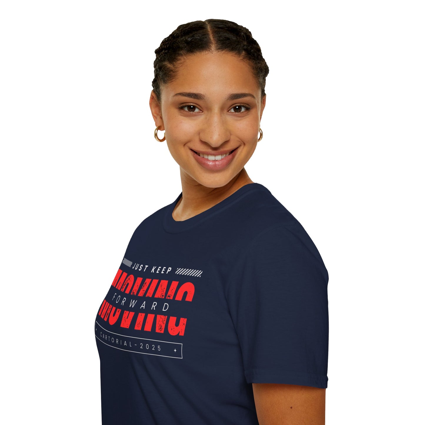 Moving Forward T-Shirt — "Just Keep Moving Forward" Motivational Tee | CartOrial