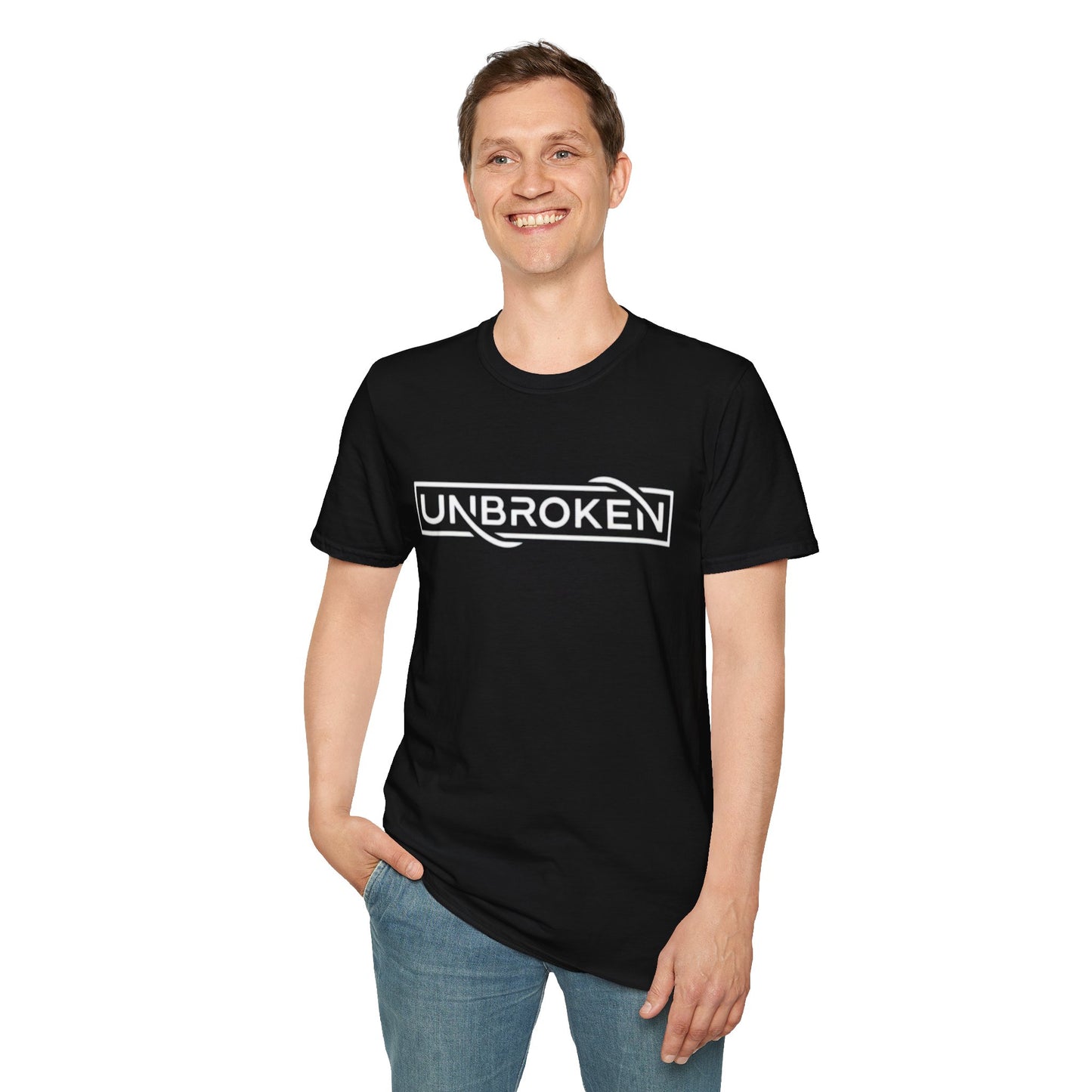Unbroken Graphic T-Shirt — 'UNBROKEN' Inspirational Tee | CartOrial
