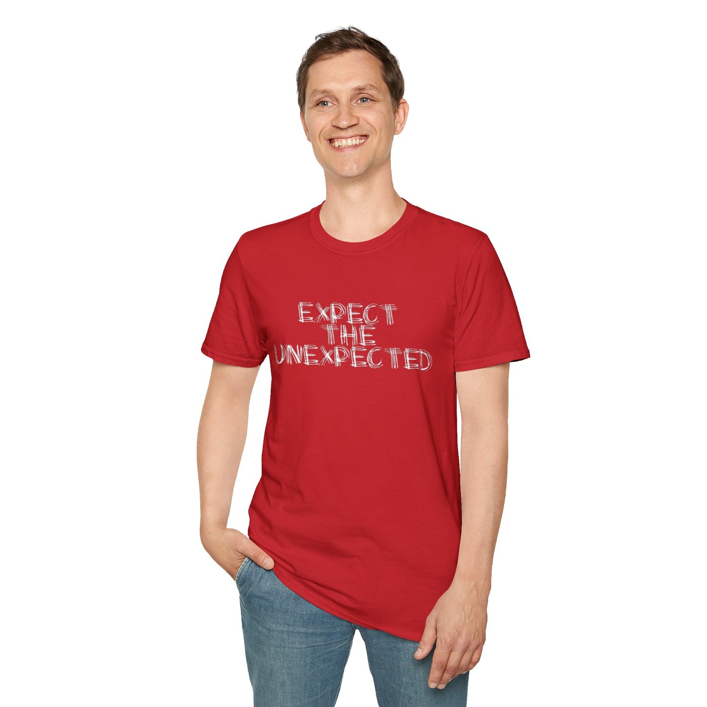 T-Shirt — “Expect The Unexpected” Graphic Tee | Bold Grunge Motivational Shirt | CartOrial