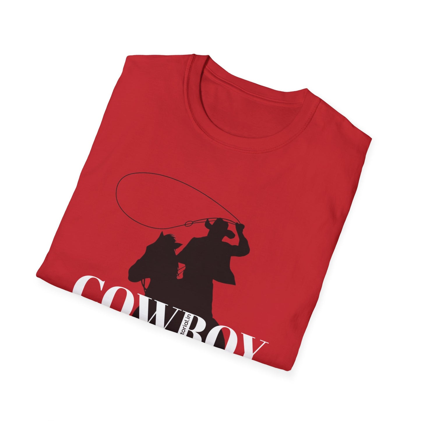 Cowboy Silhouette T-Shirt — Western Rodeo Graphic Tee | CartOrial