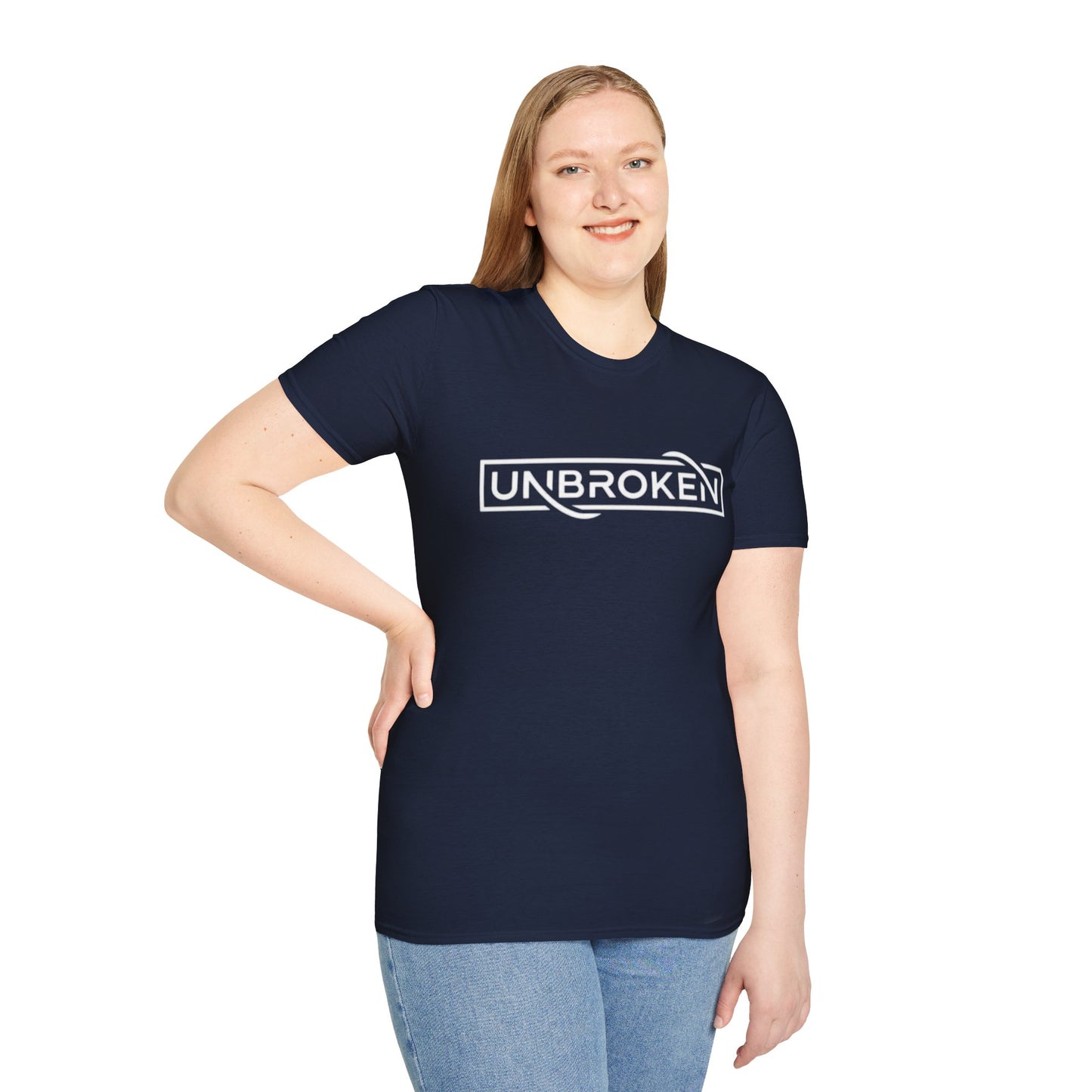 Unbroken Graphic T-Shirt — 'UNBROKEN' Inspirational Tee | CartOrial