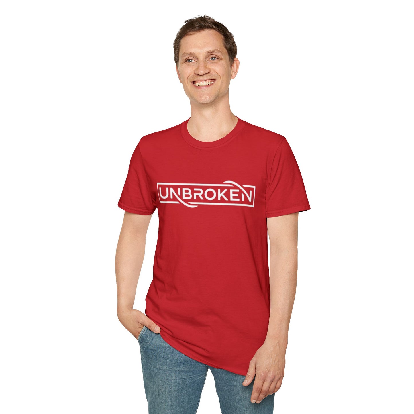 Unbroken Graphic T-Shirt — 'UNBROKEN' Inspirational Tee | CartOrial