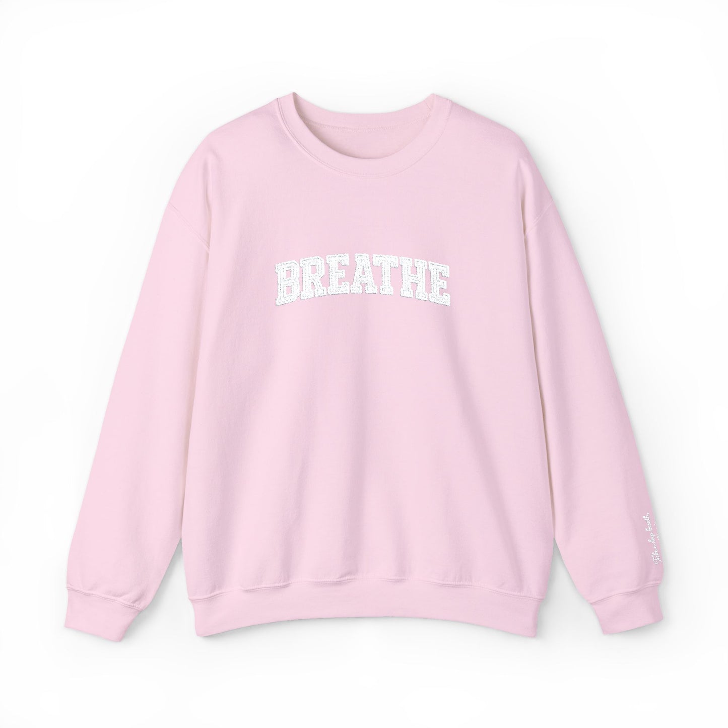 Breathe Crewneck Sweatshirt — Relaxation Graphic Sweatshirt | CartOrial