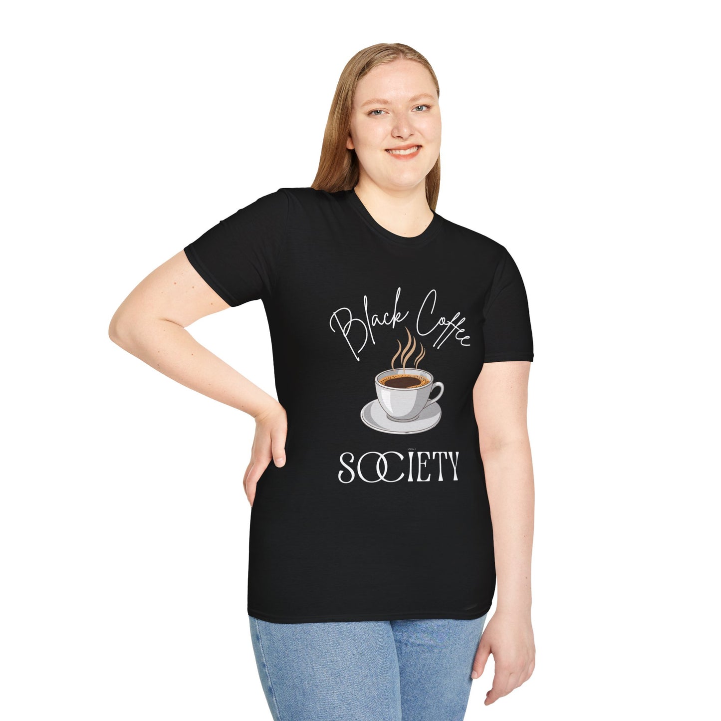 Black Coffee Society T-Shirt — Coffee Lover Tee | CartOrial