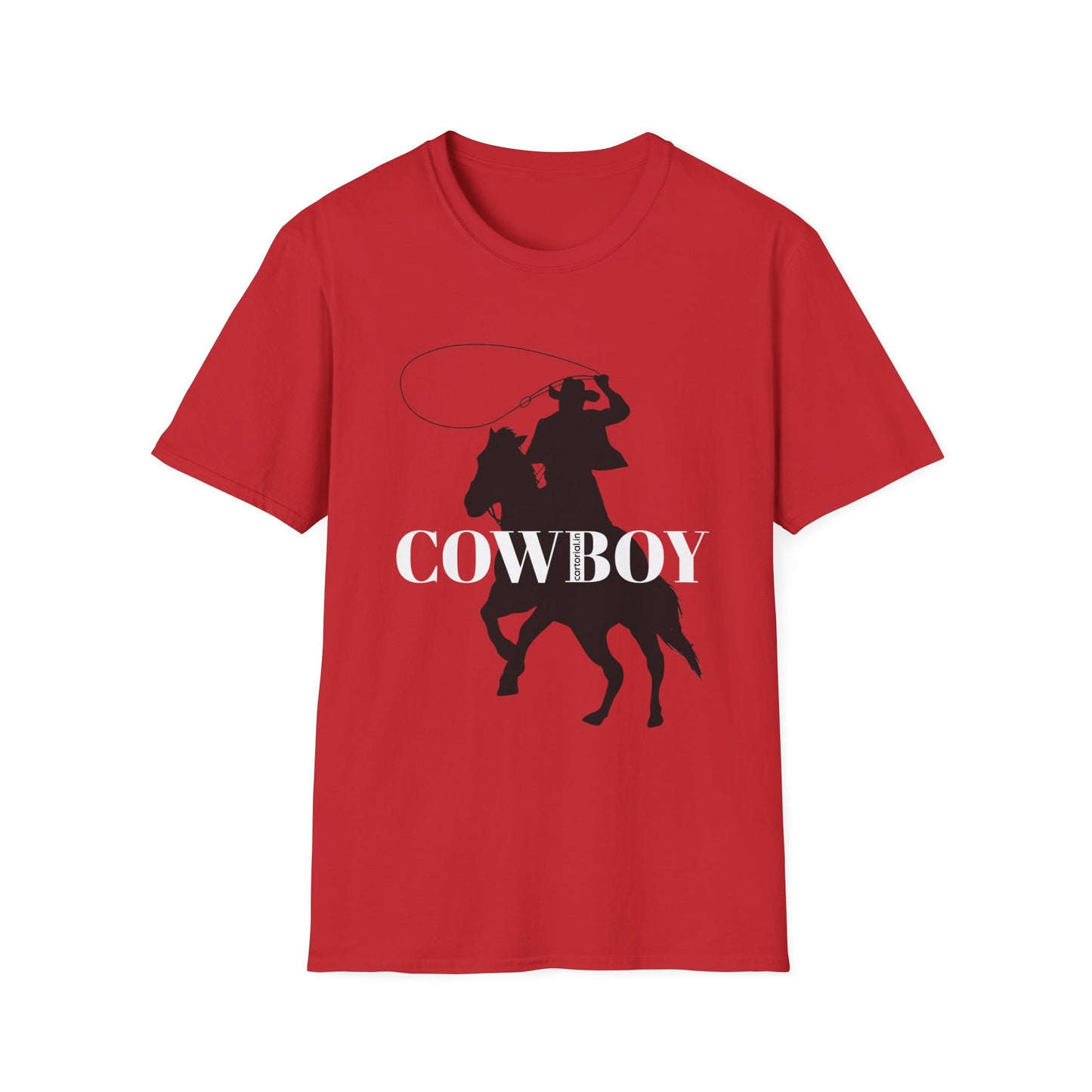 Cowboy Silhouette T-Shirt — Western Rodeo Graphic Tee | CartOrial