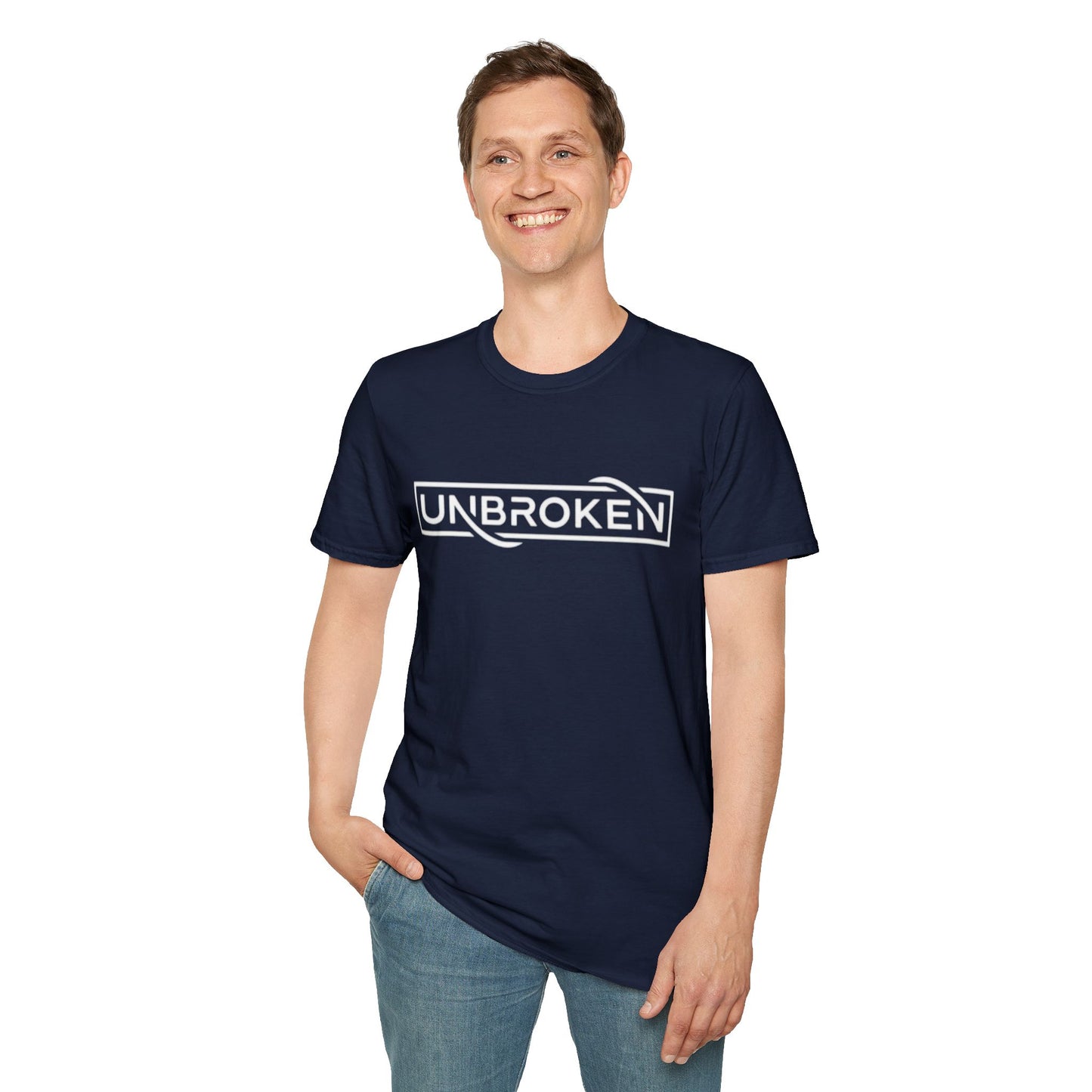 Unbroken Graphic T-Shirt — 'UNBROKEN' Inspirational Tee | CartOrial