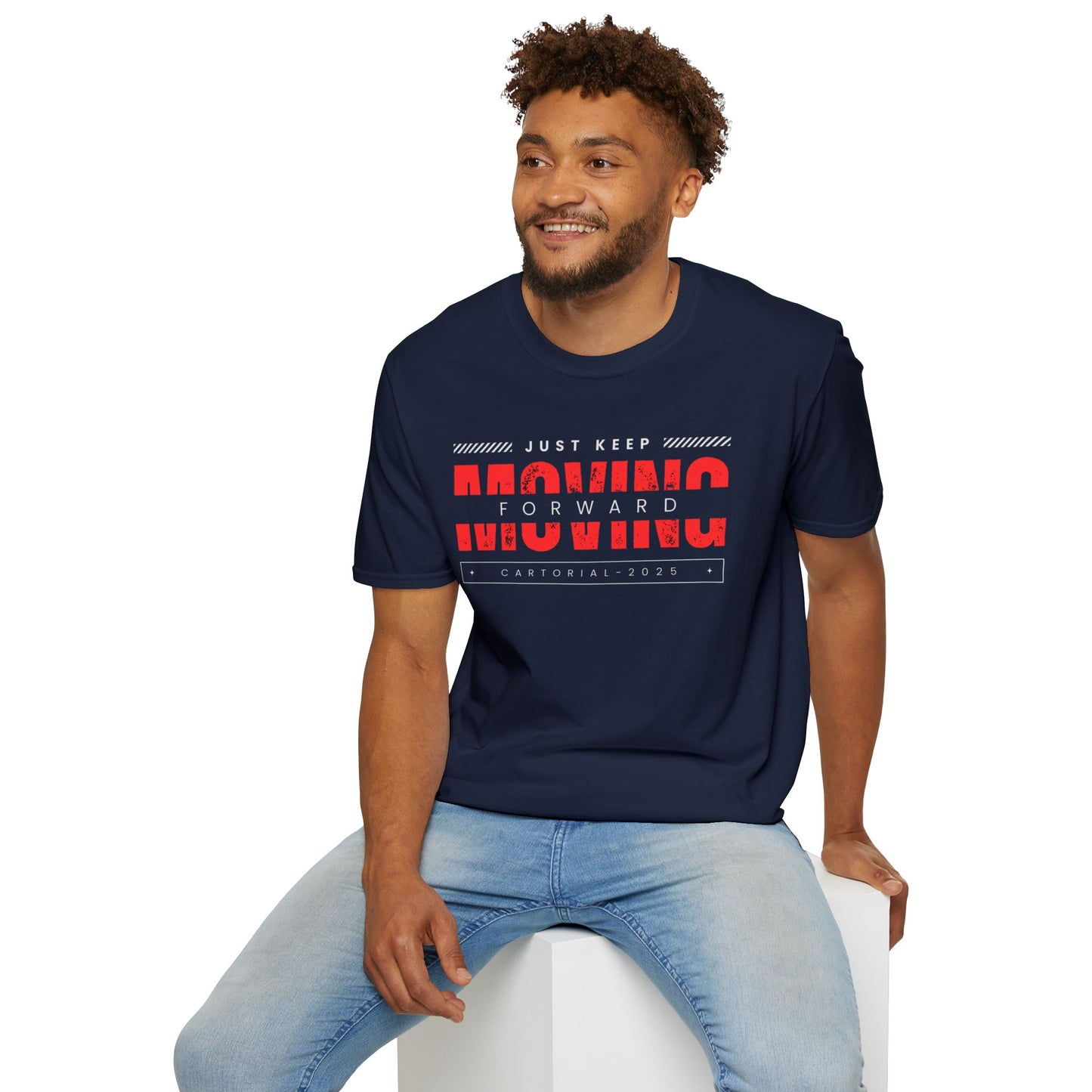 Moving Forward T-Shirt — "Just Keep Moving Forward" Motivational Tee | CartOrial
