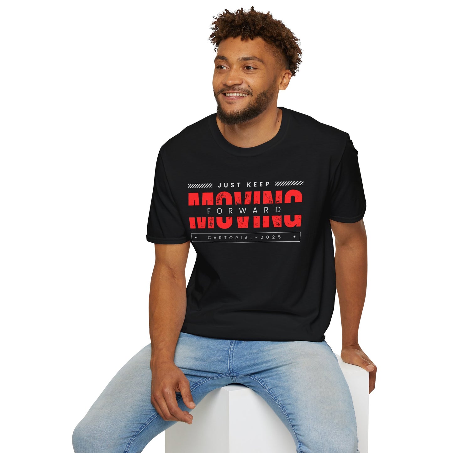 Moving Forward T-Shirt — "Just Keep Moving Forward" Motivational Tee | CartOrial