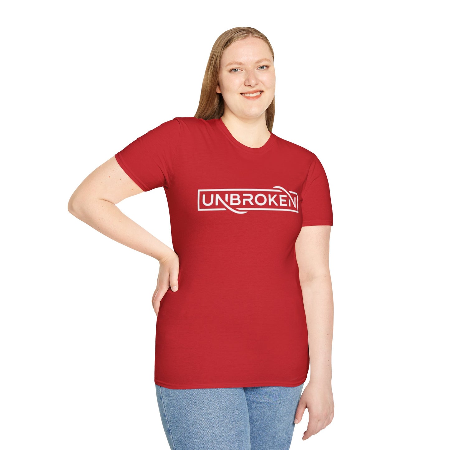 Unbroken Graphic T-Shirt — 'UNBROKEN' Inspirational Tee | CartOrial